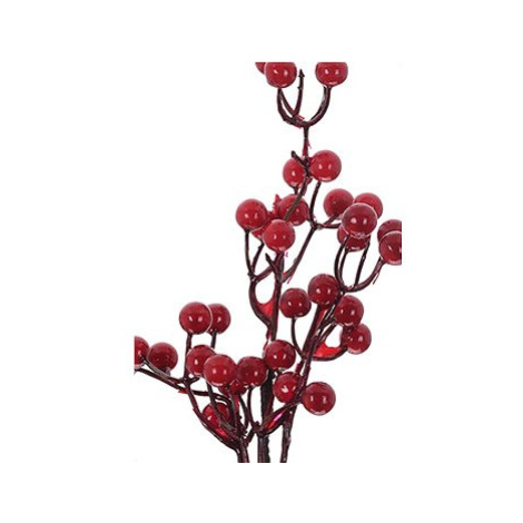 H&L Větvička s bobulemi 37 cm, červená, malé jeřabiny
