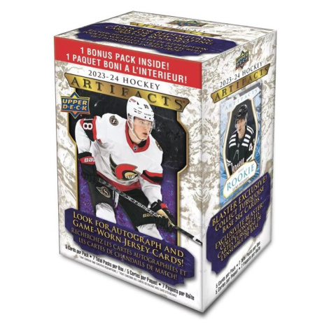 Hokejové karty 2023-24 Upper Deck Artifacts Hockey Blaster Box