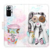 iSaprio flip pouzdro Donut Worry Girl pro Xiaomi Redmi Note 10 Pro