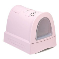 IMAC Krytý kočičí záchod s výsuvnou zásuvkou 40 × 56 × 42,5 cm růžový