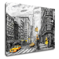 Impresi Obraz New York žluté detaily - 70 x 50 cm