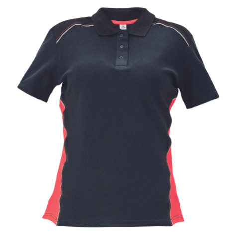 KNOXFIELD LADY pólo antracit/červená M