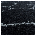 Ayyildiz koberce Kusový koberec Salsa Shaggy 3201 anthrazit kruh - 160x160 (průměr) kruh cm