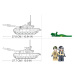 Sluban Model Bricks M38-B1011 Hlavní bitevní tank T-72B3 2 v 1