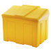 eurokraft basic Skladovací nádoba na posypový materiál, obsah 110 l, žlutá