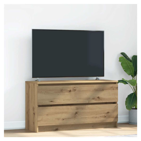 vidaXL TV skříňka dub artisan 100x35x54 cm kompozitní dřevo