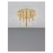 NOVA LUCE stropní svítidlo GATLIN mosazný zlatý kov a akryl LED 41W 230V 3000K IP20 stmívatelné 