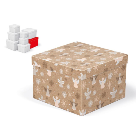 MFP 5371053 Krabice dárková vánoční C-V008-H 22x22x15cm