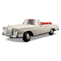 Maisto - 1967 Mercedes-Benz 280SE, Cabrio, krémový, 1:18