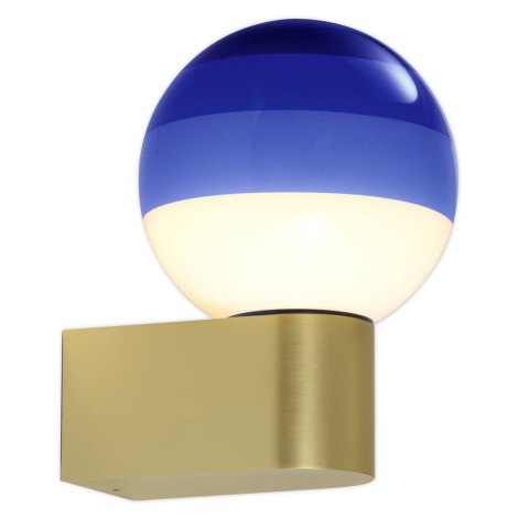 Marset Nástěnné svítidlo LED MARSET Dipping Light A1, modrá/zlatá