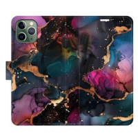 iSaprio Flip pouzdro Dark Marble pro iPhone 11 Pro