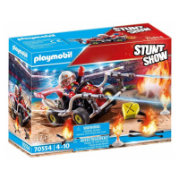 Playmobil 70554 stuntshow hasičská motokára