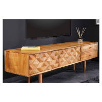 LuxD Designový TV stolek Halia Honey 145 cm akácie