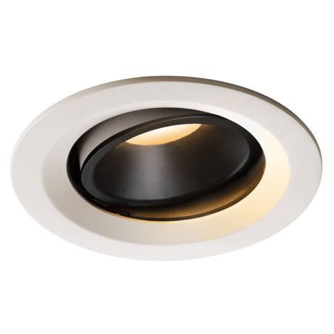 SLV BIG WHITE NUMINOS MOVE DL M vnitřní LED zápustné stropní svítidlo bílá/černá 2700 K 40° otoč