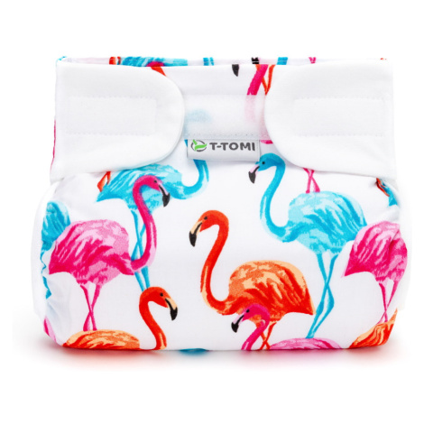 T-tomi Ortopedické abdukční kalhotky suchý zip 3-6 kg 1 ks flamingo