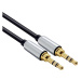 Solight JACK audio kabel, JACK 3,5mm konektor - JACK 3,5mm konektor, stereo, blistr, 1m