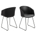 Dkton Designová židle Almanzo černá / šedá