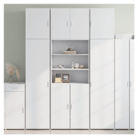 vidaXL Skříň highboard bílá 80 x 42,5 x 249 cm kompozitní dřevo