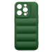 Obal:Me Puffy kryt Apple iPhone 15 Pro tmavě zelený