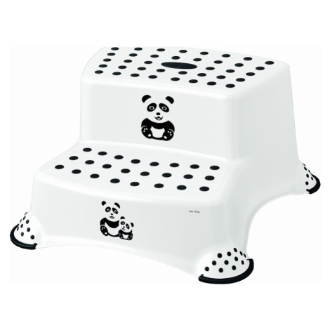 Keeeper Stolička - schůdky s protiskluzovou funkcí - Panda, bílý