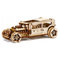 Dřevěné 3D puzzle auto – Hot Rod Wooden.City