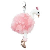 Plyšová labuť kľúčenka Pink Swan Key Ring Histoire d’ Ours ružová 12 cm HO2783