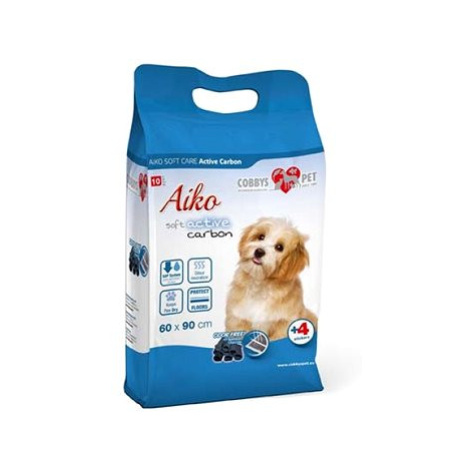 Cobbys Pet - AIKO Soft Care Active Carbon pleny pro psy s aktivním uhlím, 60 × 90cm, 10ks