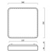 OSMONT 52609 TILIA C2A stropní/nástěnné plastové svítidlo bílá / bílo - černá IP44 2x30W E27 HF