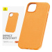 Kryt Baseus Phone Case for iPhone 15 ProMax Fauxther Series (Orange)