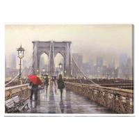 Obraz na plátně Richard Macneil - Brooklyn Bridge, 2 cm - 80x60 cm