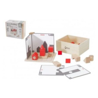Classic World kostky Logická hra stavební puzzle prostorové konstrukce pro děti 41 ks