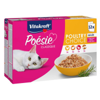 Vitakraft Poésie Classique Gelée drůbeží 12x85 g