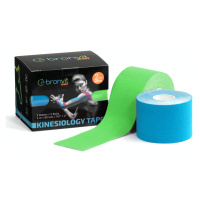 BronVit Sport Kinesio Tape set 5 cm x 6 m tejpovací páska 2 ks modrá + zelená