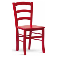 Stima Dřevěná židle Paysane COLOR - masiv rosso