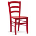 Stima Dřevěná židle Paysane COLOR - masiv rosso