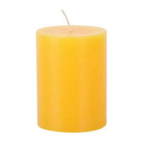 Provence Rustikální svíčka 10cm žlutá