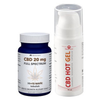 Pharma Activ CBD Full Spectrum 20 mg tob.45 + CBD Hot Gel Capsicum 75 ml