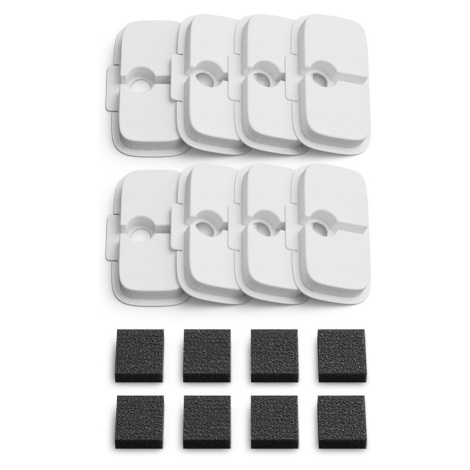 Petlibro Dockstream fontánka na pití na baterie - příslušenství: náhradní filtr 8 kusů, bílý