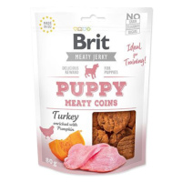 Snack BRIT Jerky Puppy Turkey Meaty Coins 80 g