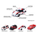 Autíčka závodní Toyota Racing 5 Pieces Giftpack Majorette kovová délka 7,5 cm sada 5 druhů v dár