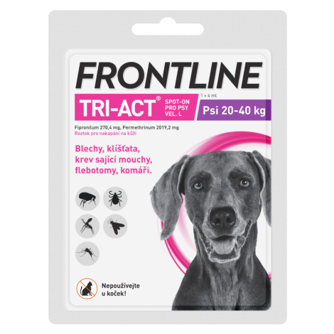 Frontline Tri-act pro psy L 20-40 Kg