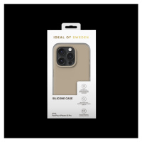 Silikonový ochranný kryt iDeal Of Sweden pro Apple iPhone 15 Pro, beige