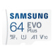 Samsung MicroSDXC 64GB EVO Plus + SD adaptér