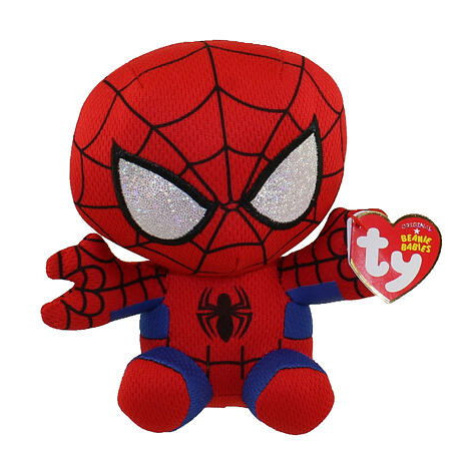 Meteor TY Beanie Babies Marvel SPIDERMAN, 15 cm