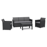 Keter CLAIRE 5 SEATERS set - grafit