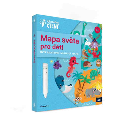 Kouzelné čtení Mapa světa pro děti Albi