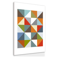 Obraz na plátně TRIANGOLO II. různé rozměry Ludesign ludesign obrazy: 70x100 cm