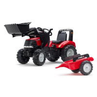 FALK Šlapací traktor 996AM Case IH Puma 240CVX s nakladačem a vlečkou