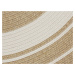 Kusový koberec Braided 105556 Creme Beige kruh-200x200 (průměr) kruh