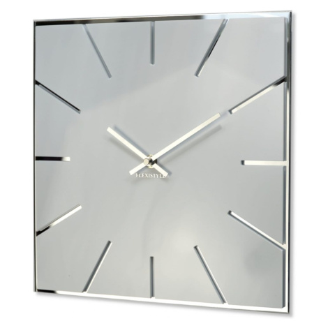Flexistyle z119 - nástěnné hodiny s rozměrem 50 cm světlé